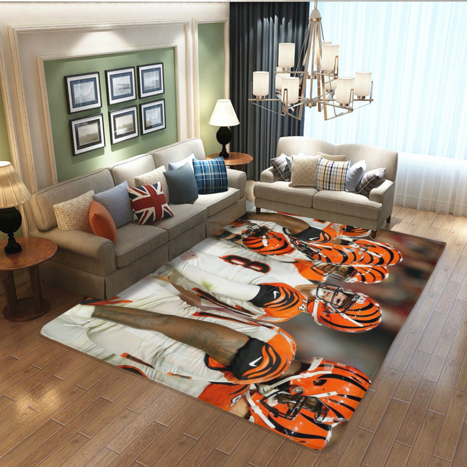 Cincinnati Rugby Bengals Rugs Bedroom Living Room Bathroom Carpet Mat Rug  chicago bears