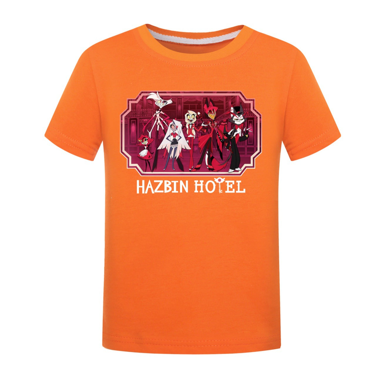 Hazbin Hotel Casual Sweatshirt Spring Autumn Short Sleeve T-Shirts for Kids