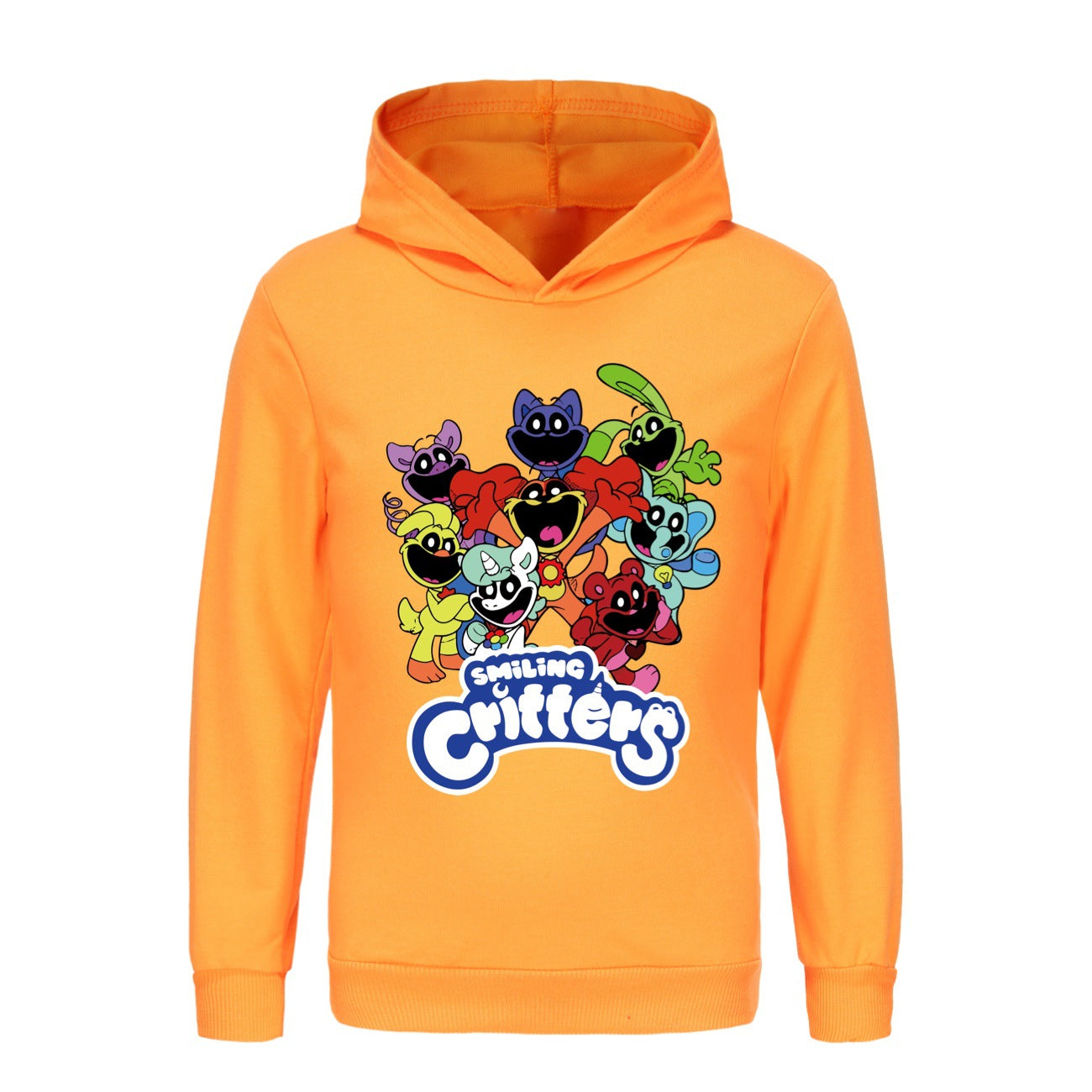 Smiling Critters Casual Sweatshirt Spring Autumn Hoodie for Kids