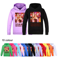 Taylor Swift Casual Sweatshirt Spring Autumn Hoodie for Kids