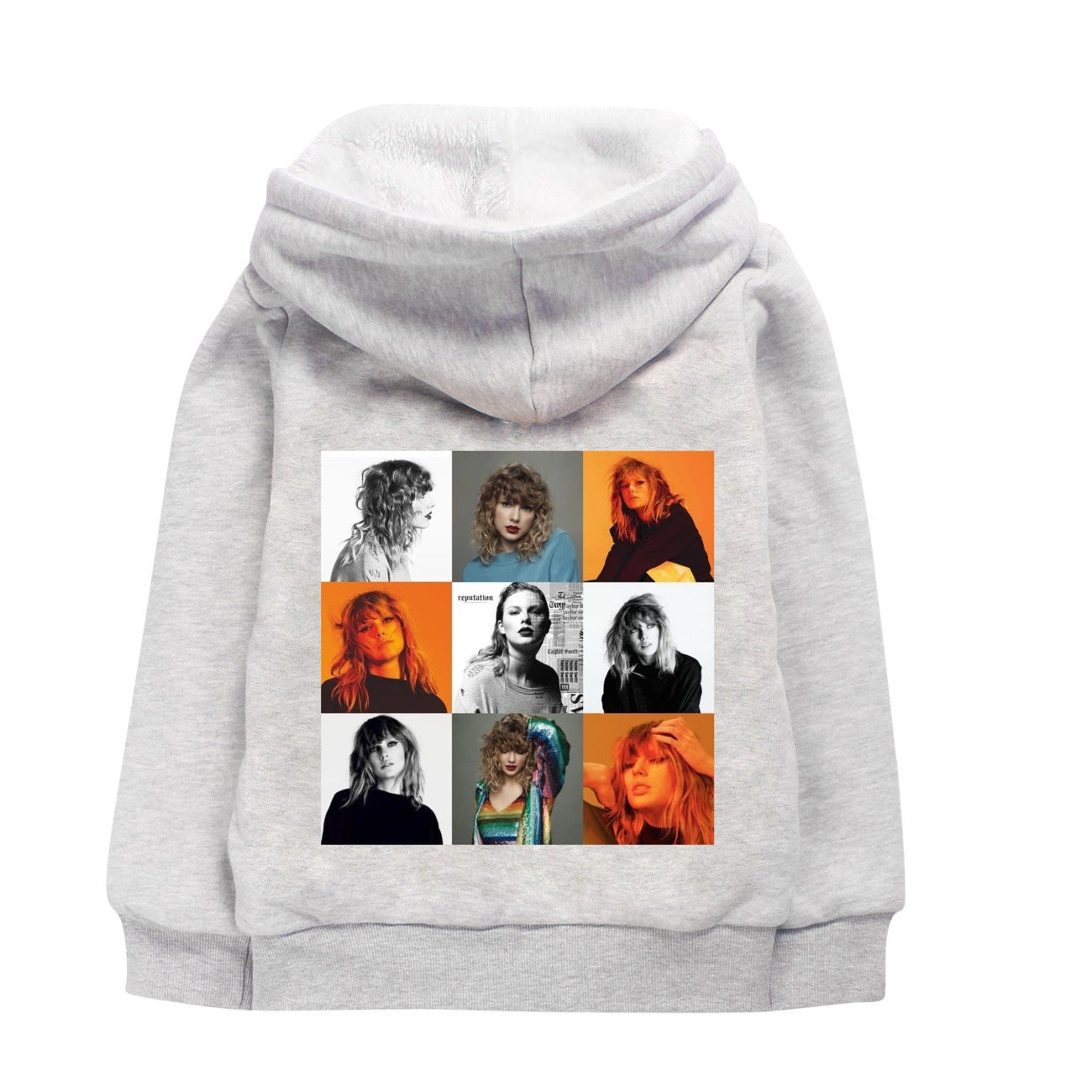 Taylor Swift Sherpa Lined Hoodie Fleece Sweatshirt Full Zip Hooded Jacket for Kids