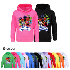Smiling Critters Casual Sweatshirt Spring Autumn Hoodie for Kids