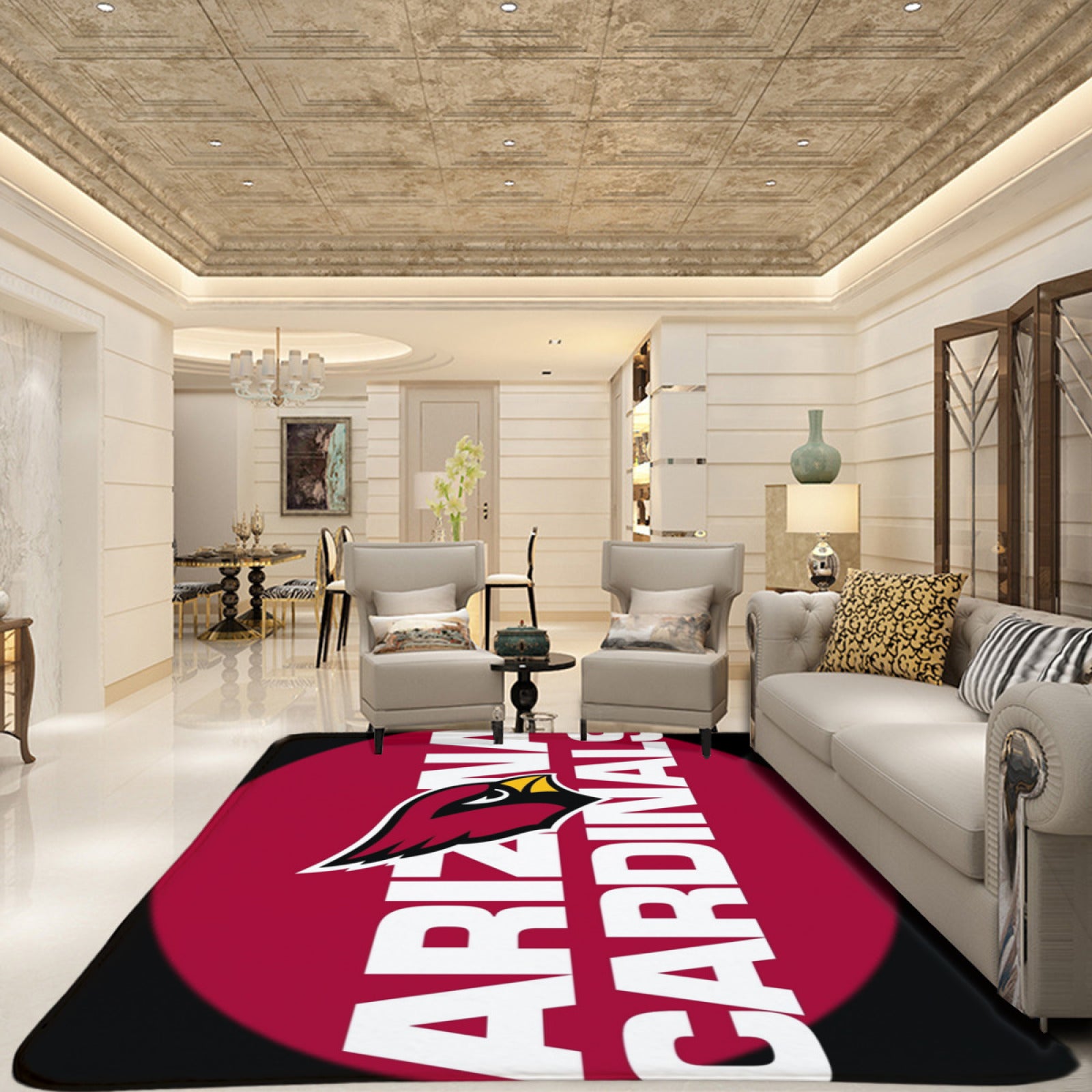 Arizona Rugby Cardinals Rugs Bedroom Living Room Bathroom Carpet Mat Rug