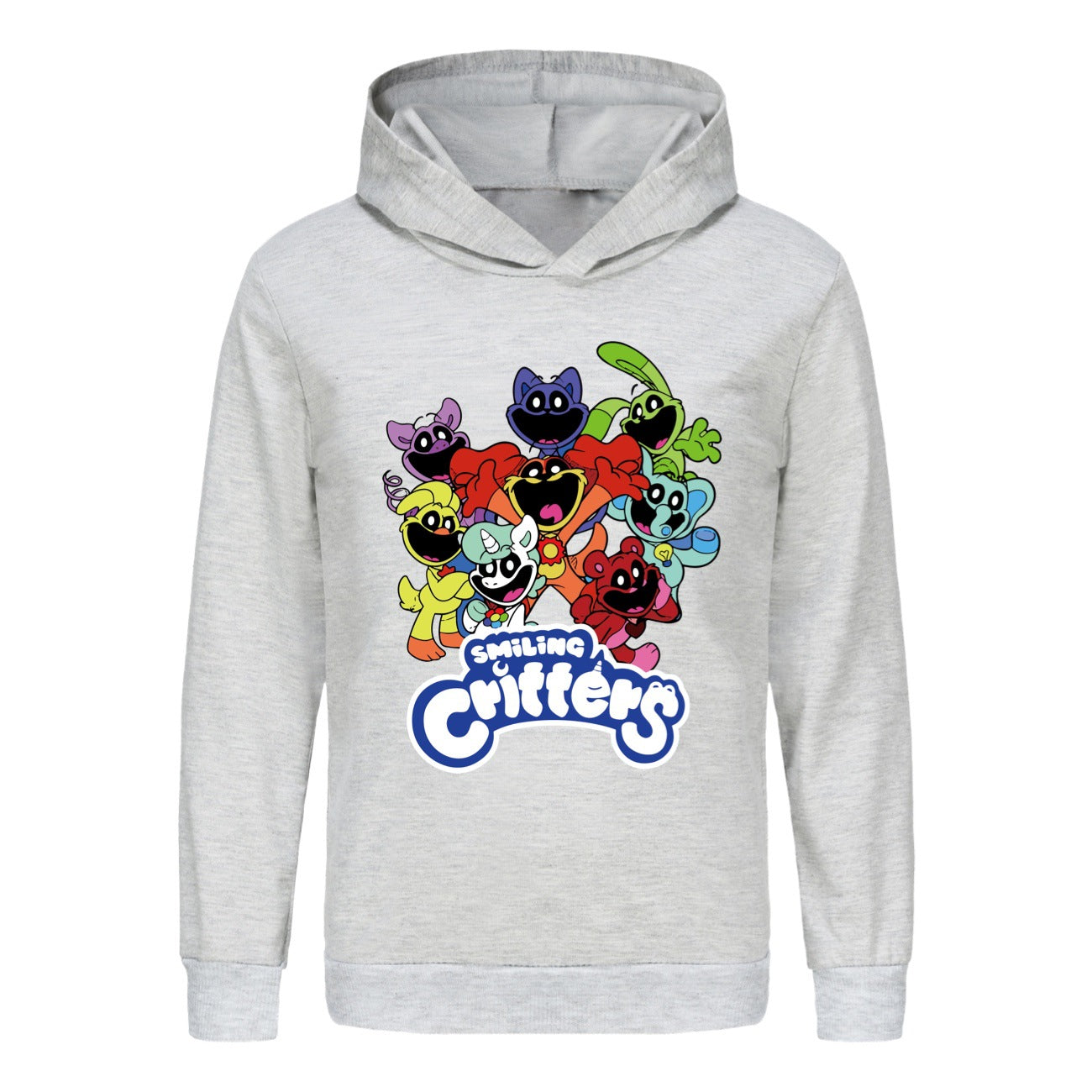 Smiling Critters Casual Sweatshirt Spring Autumn Hoodie for Kids
