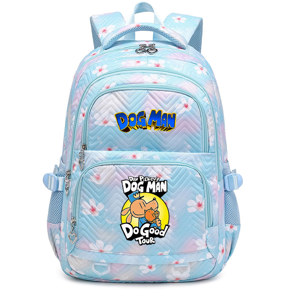 Dog Man Proof Backpack Notebook Travel Bags Casual School Bag For Middle School Students