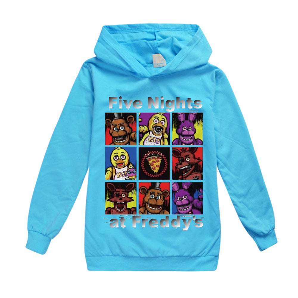 Five Nights at Freddys Casual Sweatshirt Spring Autumn Hoodie for Kids