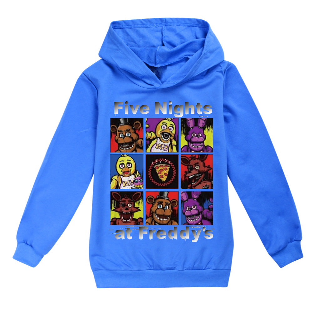 Five Nights at Freddys Casual Sweatshirt Spring Autumn Hoodie for Kids