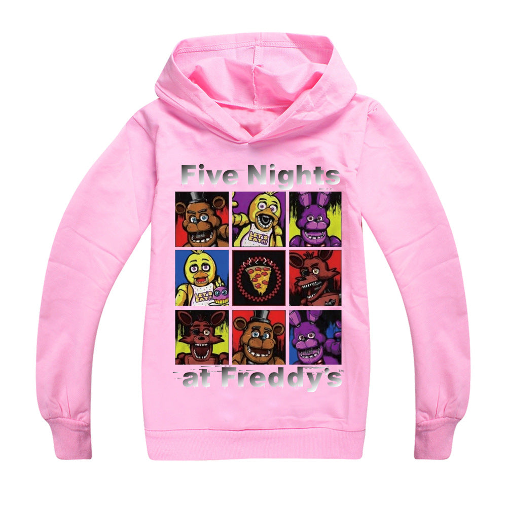 Five Nights at Freddys Casual Sweatshirt Spring Autumn Hoodie for Kids