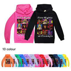 Five Nights at Freddys Casual Sweatshirt Spring Autumn Hoodie for Kids