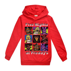 Five Nights at Freddys Casual Sweatshirt Spring Autumn Hoodie for Kids