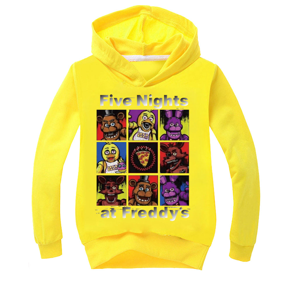 Five Nights at Freddys Casual Sweatshirt Spring Autumn Hoodie for Kids