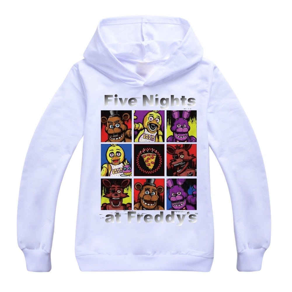 Five Nights at Freddys Casual Sweatshirt Spring Autumn Hoodie for Kids