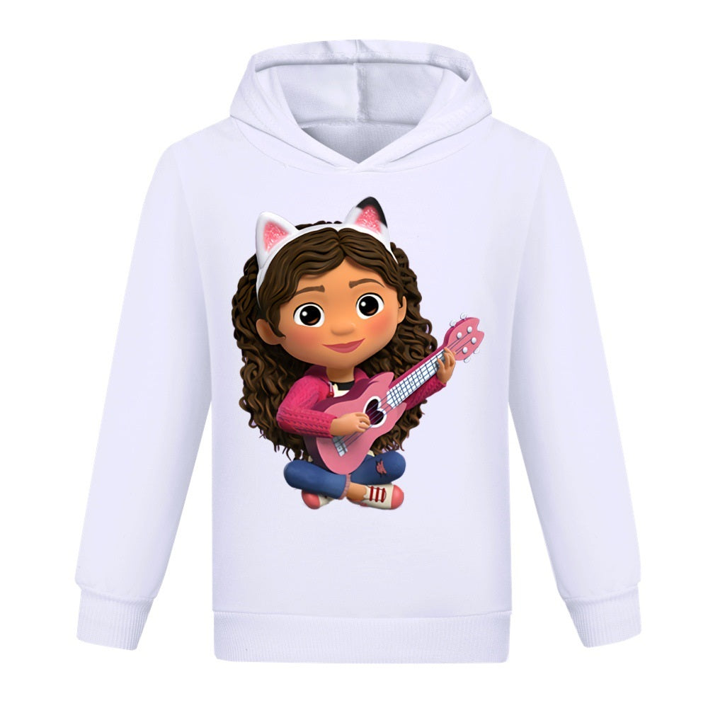 Gabbys Dollhouse Casual Sweatshirt Spring Autumn Hoodie for Kids