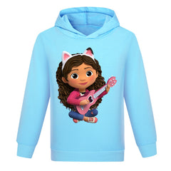 Gabbys Dollhouse Casual Sweatshirt Spring Autumn Hoodie for Kids