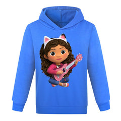 Gabbys Dollhouse Casual Sweatshirt Spring Autumn Hoodie for Kids