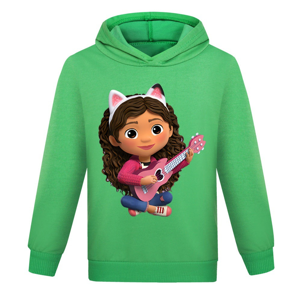 Gabbys Dollhouse Casual Sweatshirt Spring Autumn Hoodie for Kids