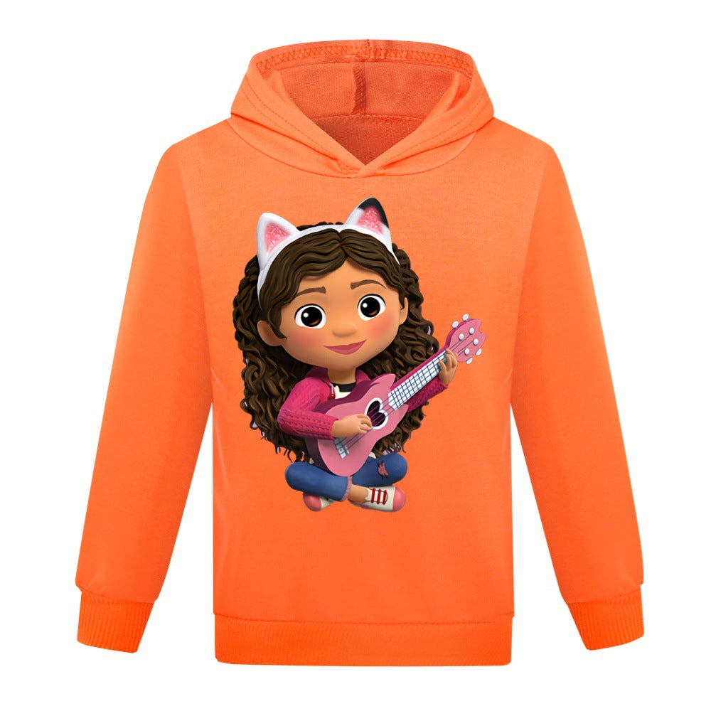 Gabbys Dollhouse Casual Sweatshirt Spring Autumn Hoodie for Kids