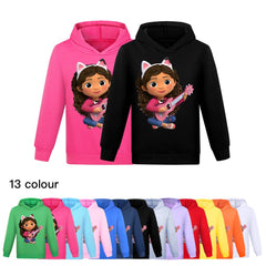 Gabbys Dollhouse Casual Sweatshirt Spring Autumn Hoodie for Kids