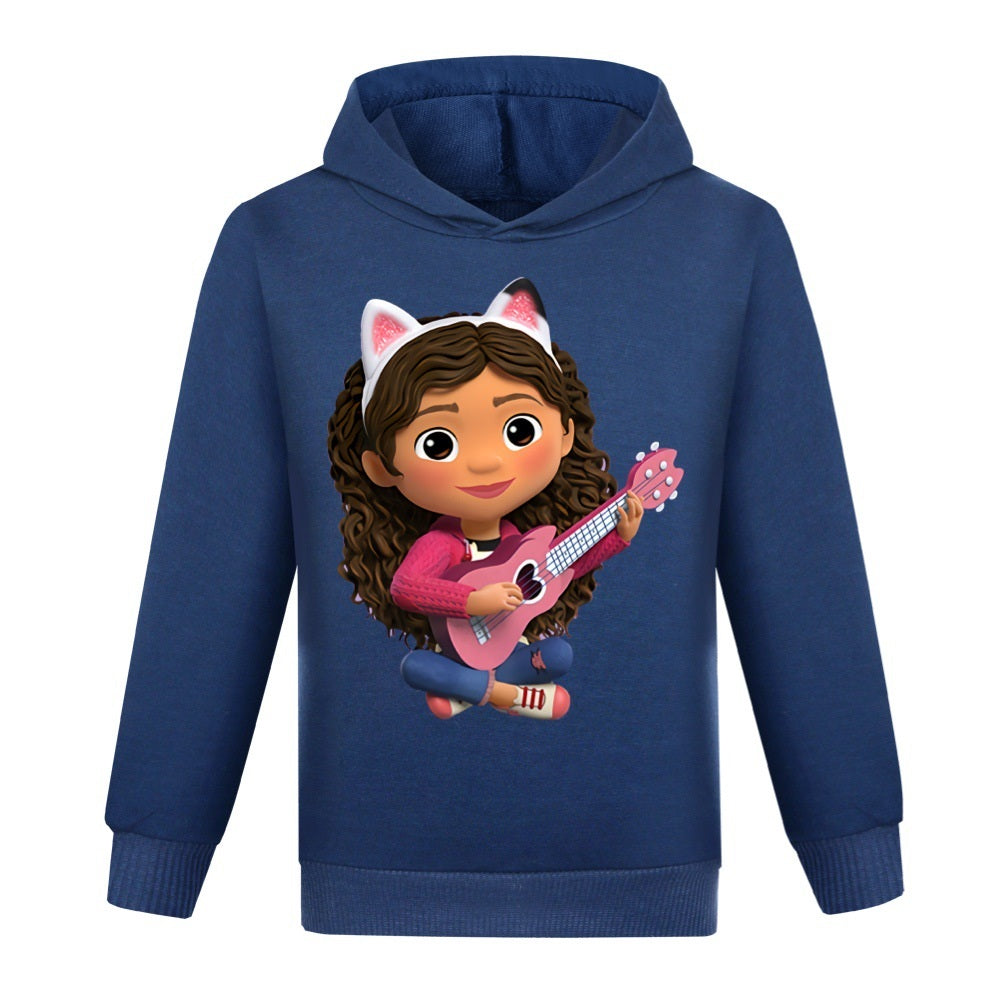 Gabbys Dollhouse Casual Sweatshirt Spring Autumn Hoodie for Kids