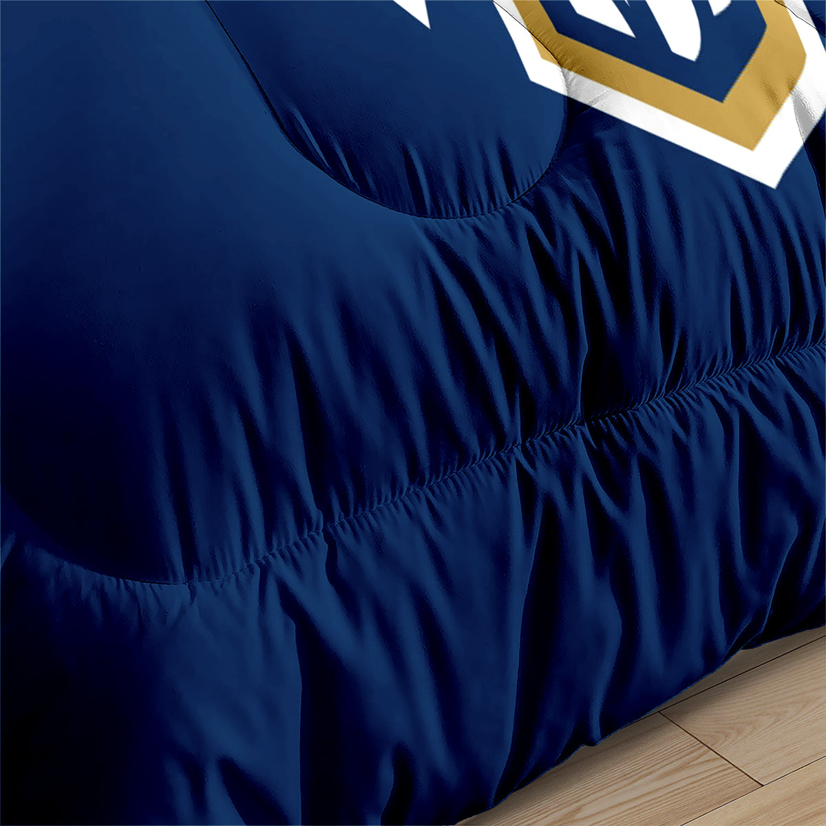 Los Angeles Rugby Rams Comforter Pillowcases 3PC Sets Blanket All Season Reversible Quilted Duvet