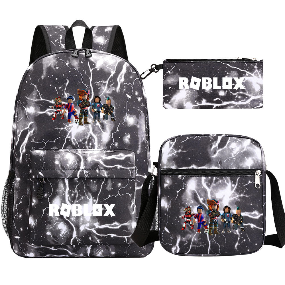 Roblox Schoolbag Backpack Shoulder Bag Pencil Case set for Kids Students
