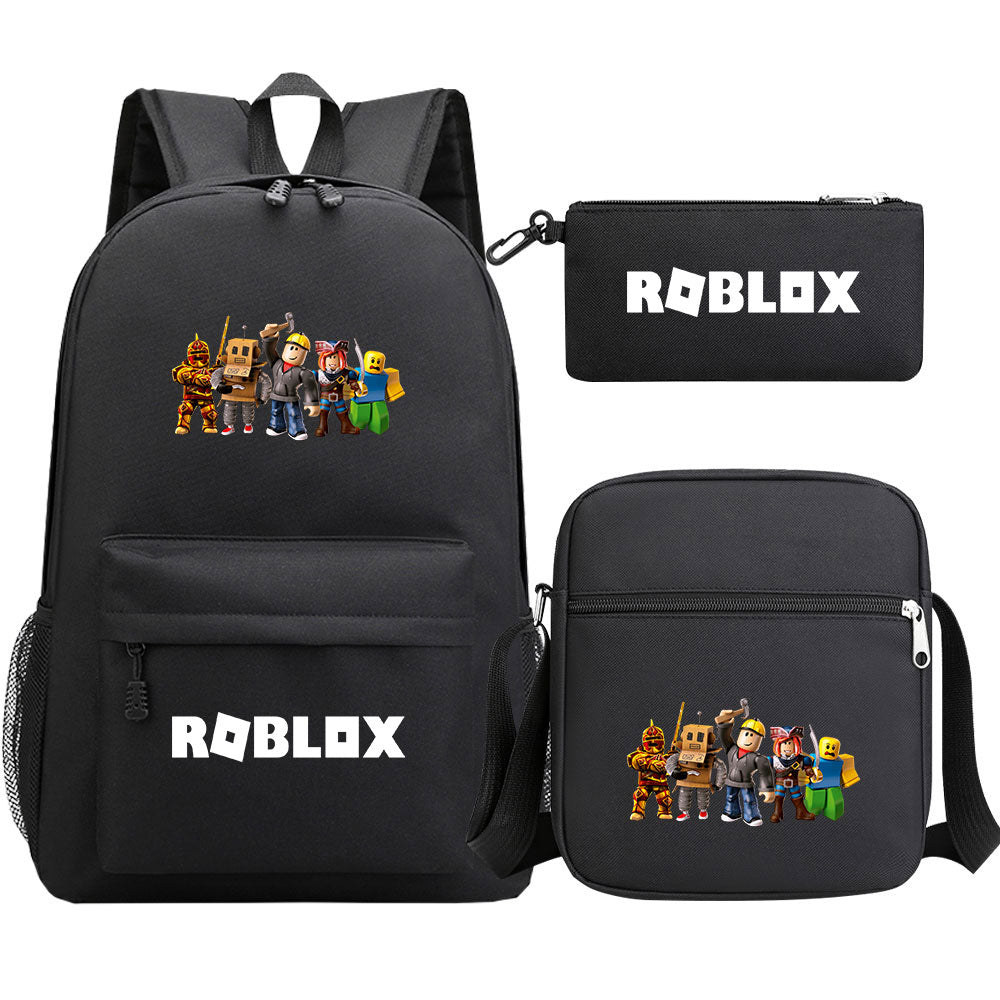 Roblox Schoolbag Backpack Shoulder Bag Pencil Case set for Kids Students