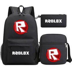 Roblox Schoolbag Backpack Shoulder Bag Pencil Case set for Kids Students