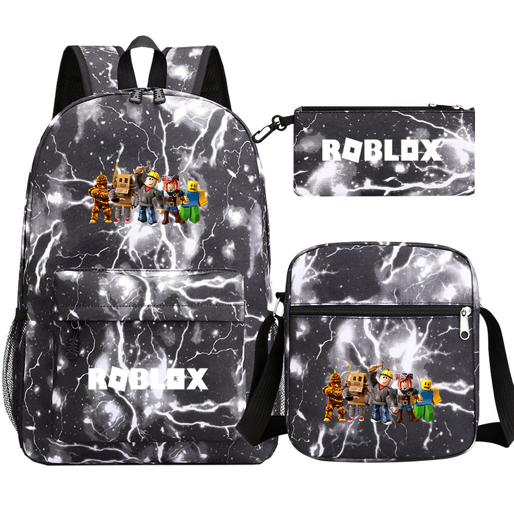 Roblox Schoolbag Backpack Shoulder Bag Pencil Case set for Kids Students