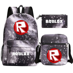 Roblox Schoolbag Backpack Shoulder Bag Pencil Case set for Kids Students