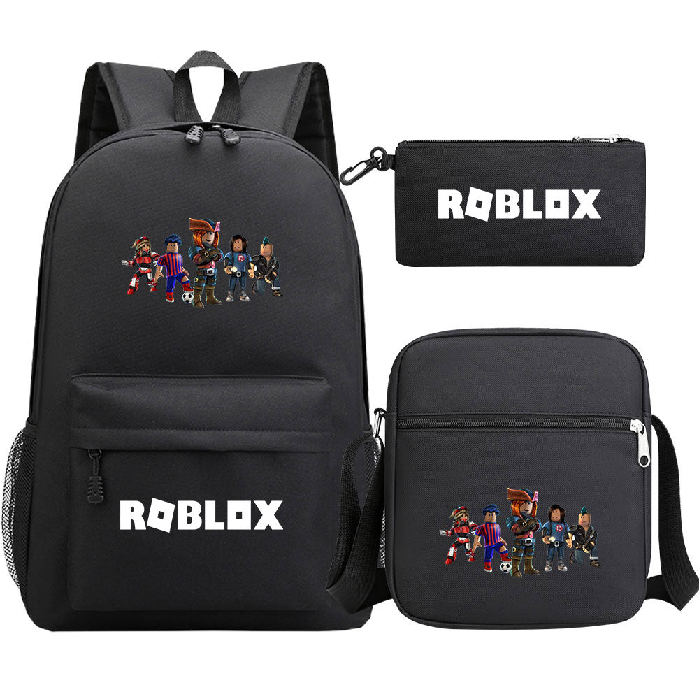 Roblox Schoolbag Backpack Shoulder Bag Pencil Case set for Kids Students