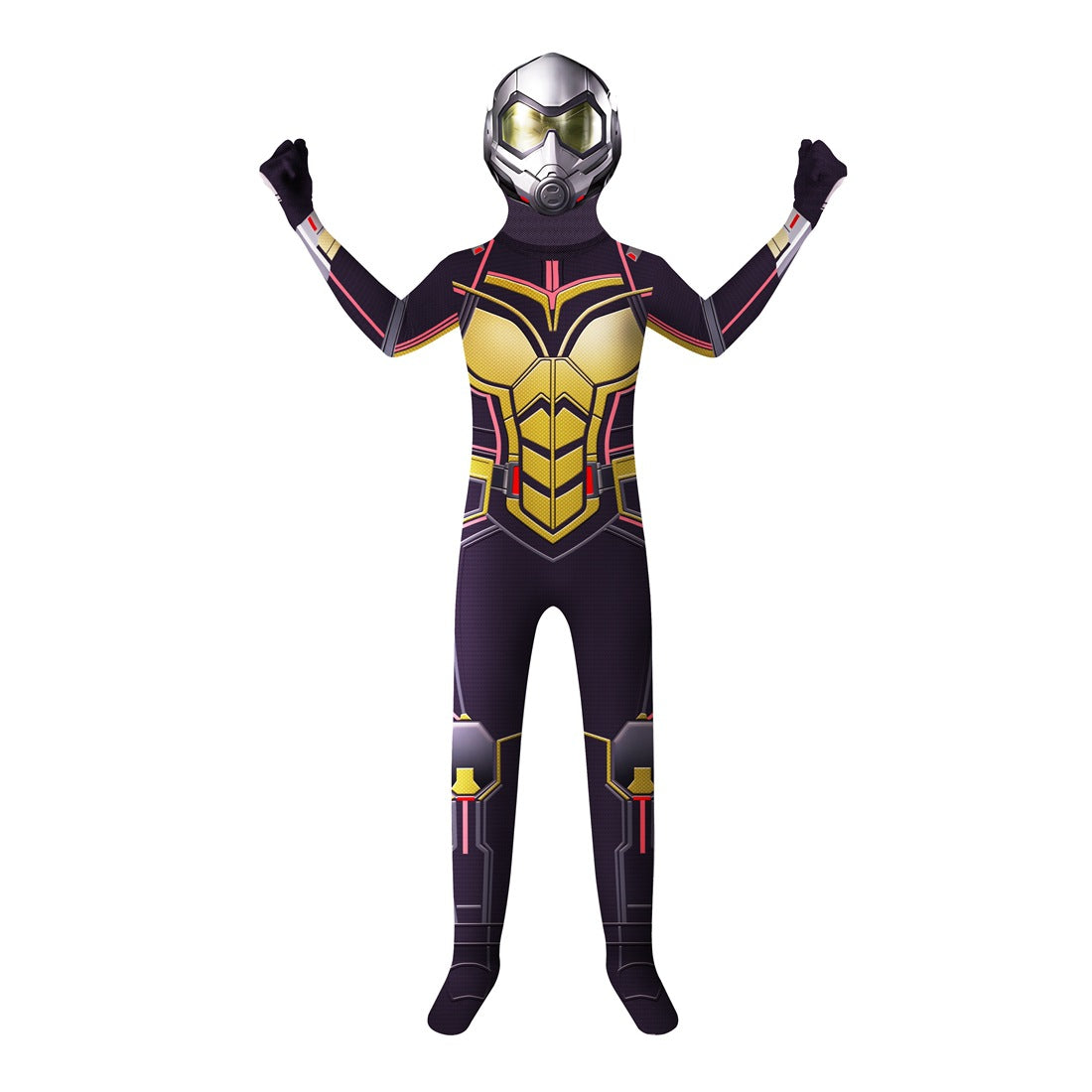 Ant-Man and the Wasp Quantumania the Wasp Cosplay Costume with Mask Boys Girls Bodysuit Halloween Fancy Jumpsuits