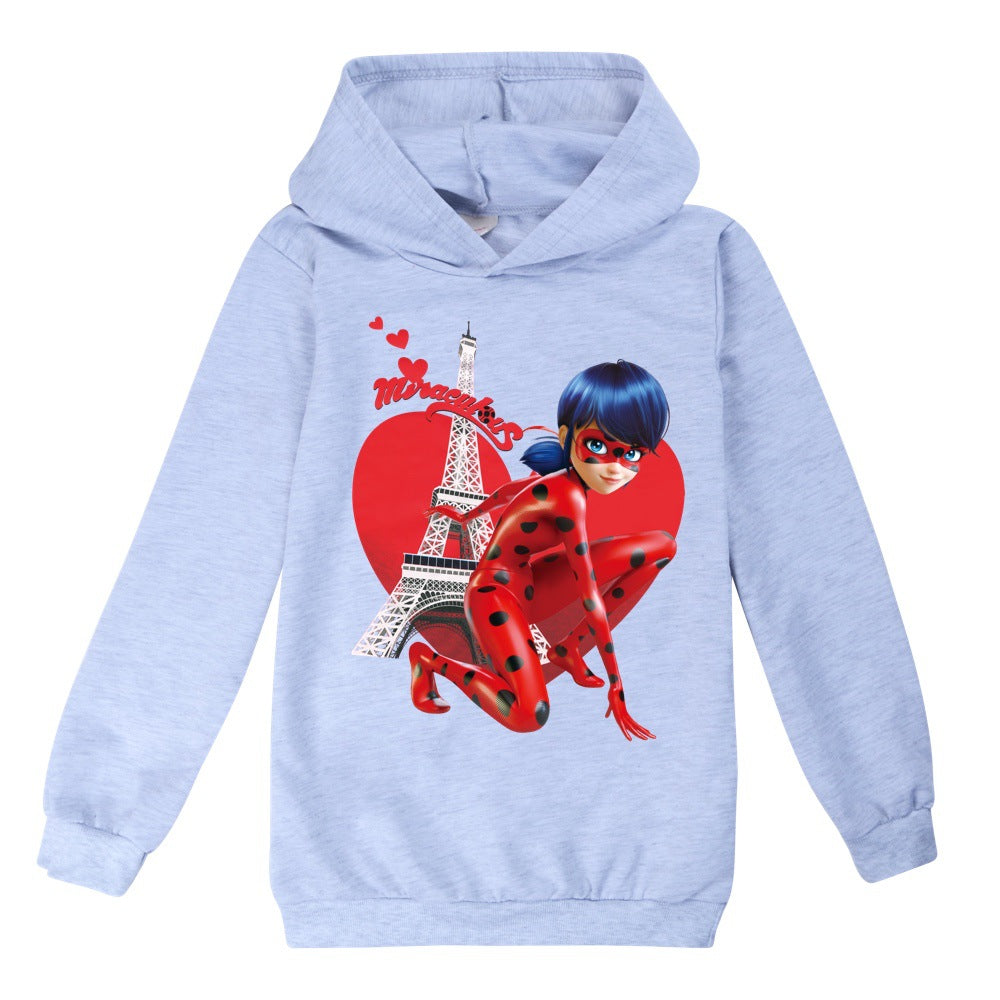 Ladybug Casual Sweatshirt  Spring Autumn Hoodie for Kids