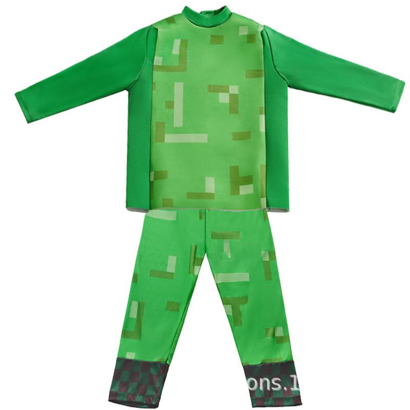 Minecraft Cosplay Costume for Children Halloween Party