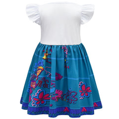 Encanto Cosplay Dress for Baby Girls Halloween Fancy Skirt