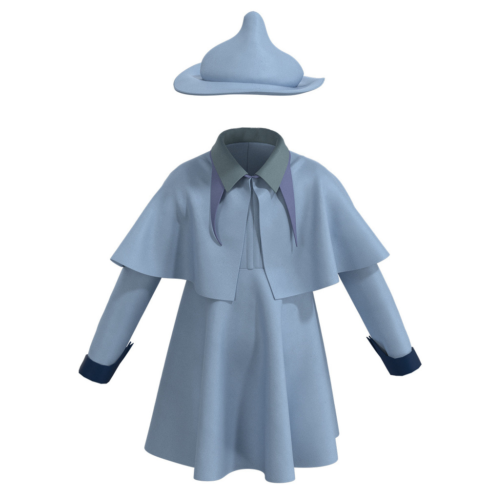 Fleur Delacour Cosplay Costume Beauxbatons School Uniform Suit for Kids Girls