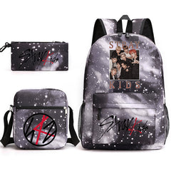 Kpop Schoolbag Backpack Shoulder Bag Pencil Case set for Kids Students