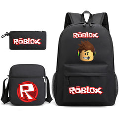 Roblox Schoolbag Backpack Shoulder Bag Pencil Case set for Kids Students