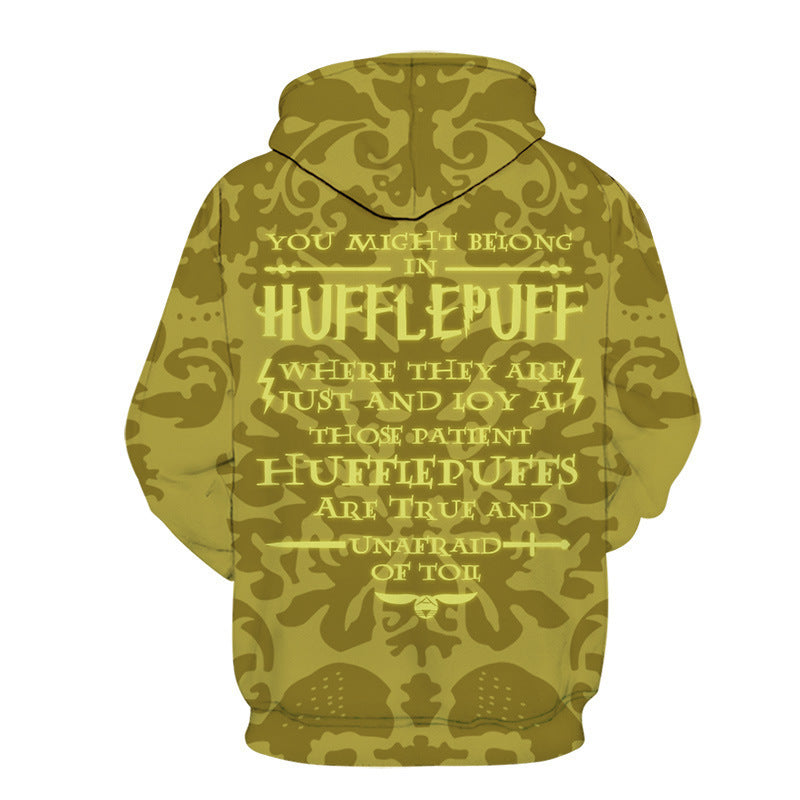 Hogwarts New Fashion Cosplay Hoodie Sweater Unisex Sweatshirt Coat
