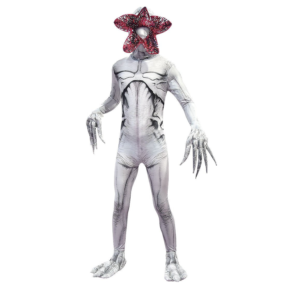 Stranger Things Demogorgon Cosplay Costume Adults Bodysuit Halloween Fancy Jumpsuits