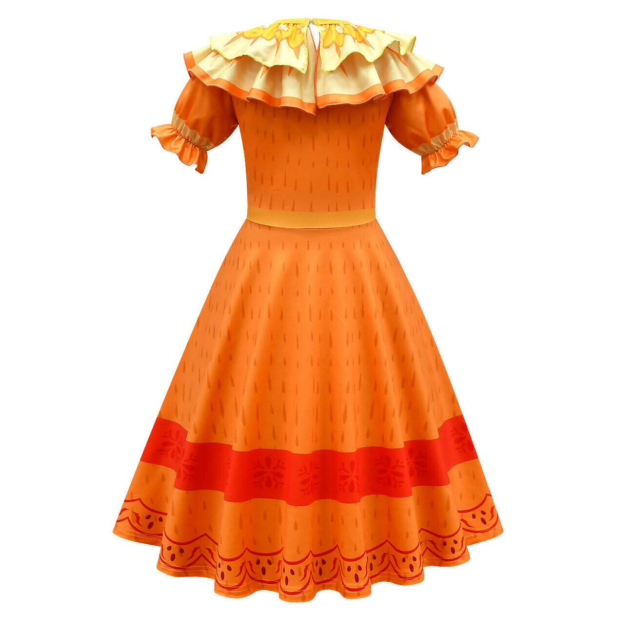 Encanto Pepa Cosplay Dress with handbag for Baby Girls Halloween Fancy Skirt