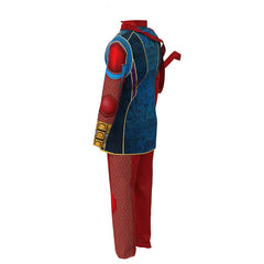 Ms. Marvel Cosplay Costume with Mask Halloween Jumpsuits for Adult Children