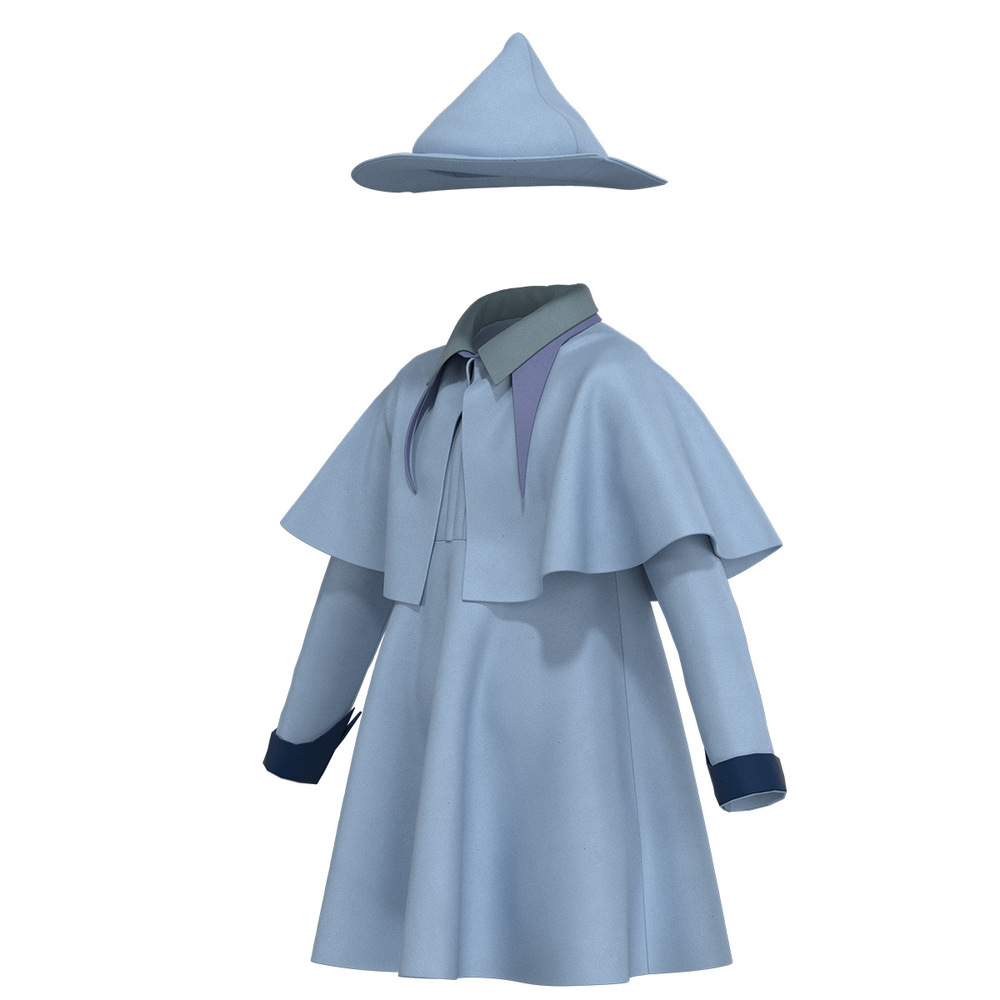 Fleur Delacour Cosplay Costume Beauxbatons School Uniform Suit for Kids Girls