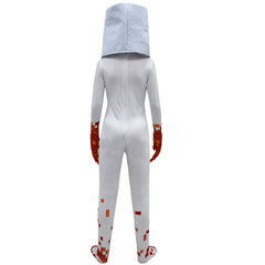 Marshmello DJ Party Cosplay Costume with Mask Boys Girls Bodysuit Halloween Fancy Jumpsuits