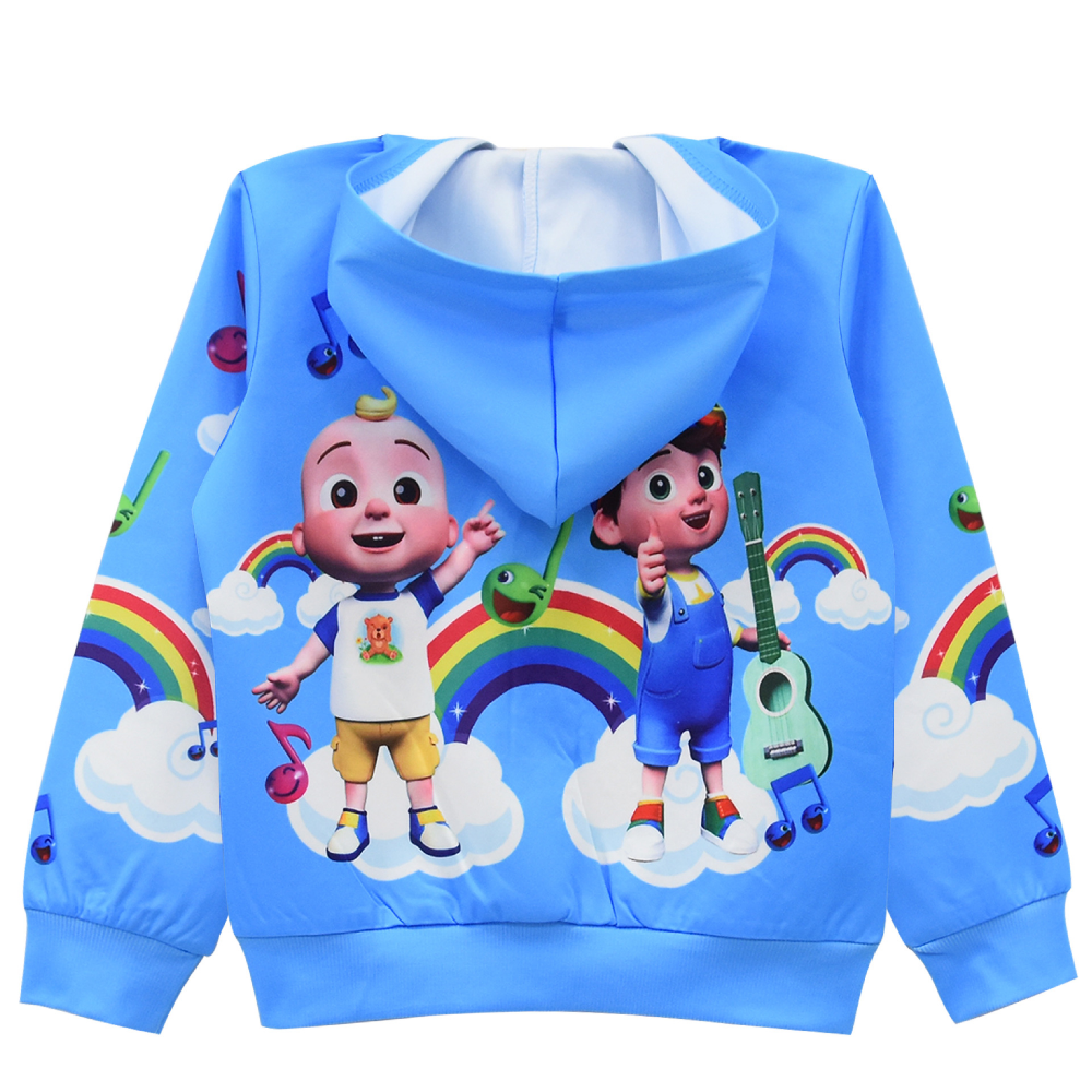 Super JoJo Zipper Hooded Jacket Spring Autumn Coat for Kids Boy Girls