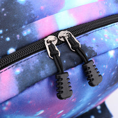 Turning Red Panda Printed Schoolbag Backpack Shoulder Bag Pencil Bag 3pcs set for Kids Students