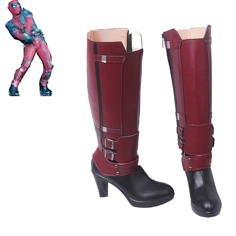 Deadpool Wade Winston Wilson #5 Cosplay Shoes Boots Customized