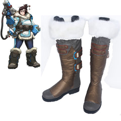 Overwatch Mei Cosplay Shoes Boots Customized