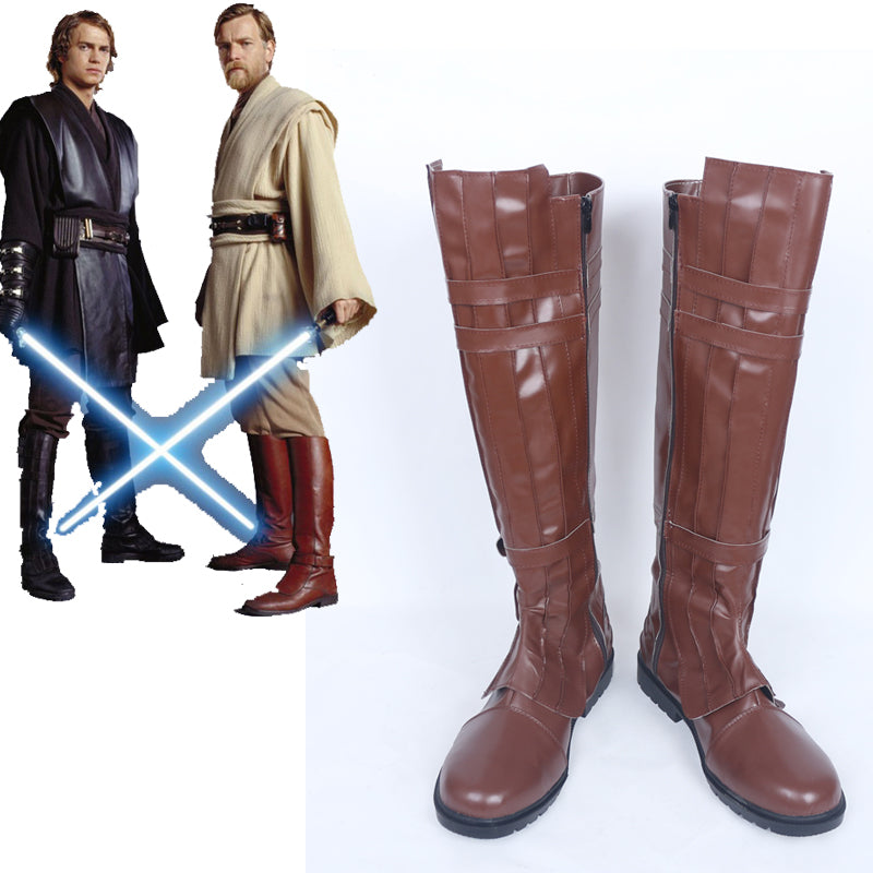 Star Wars Obi-Wan Kenobi Cosplay Shoes Boots Customized