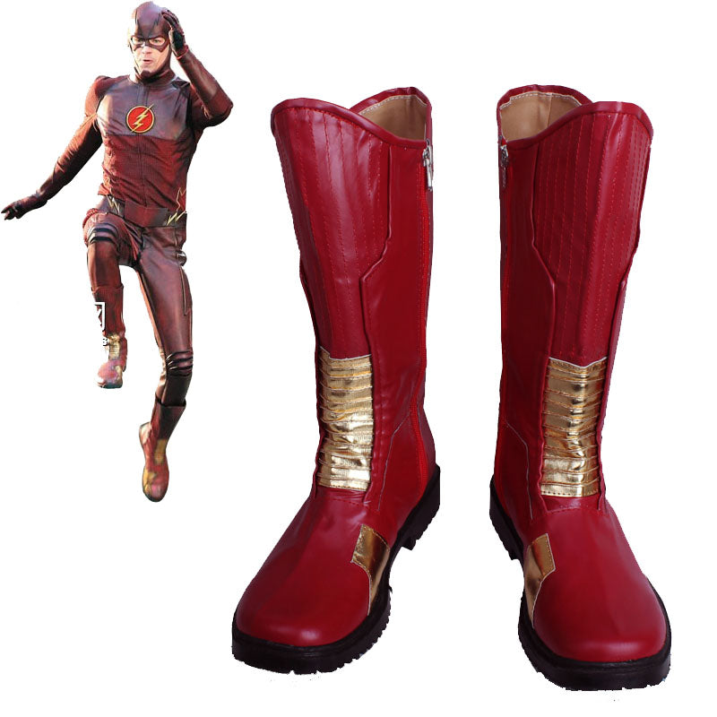 The Flash Barry Allen #1 Cosplay Shoes Boots Customized