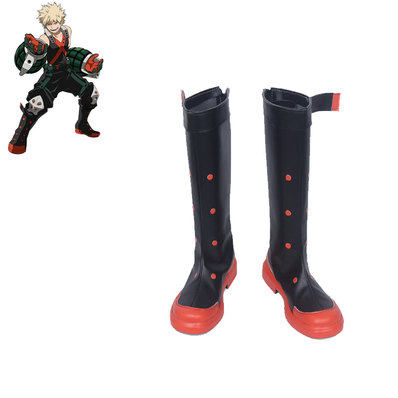 Bakugou Katsuki Cosplay Shoes Boots Customized